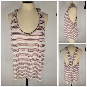Free People Sz M Tank Best Night Twist Racer Back